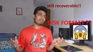 Disk Formatting Explained-It does not erase everything!! 😱