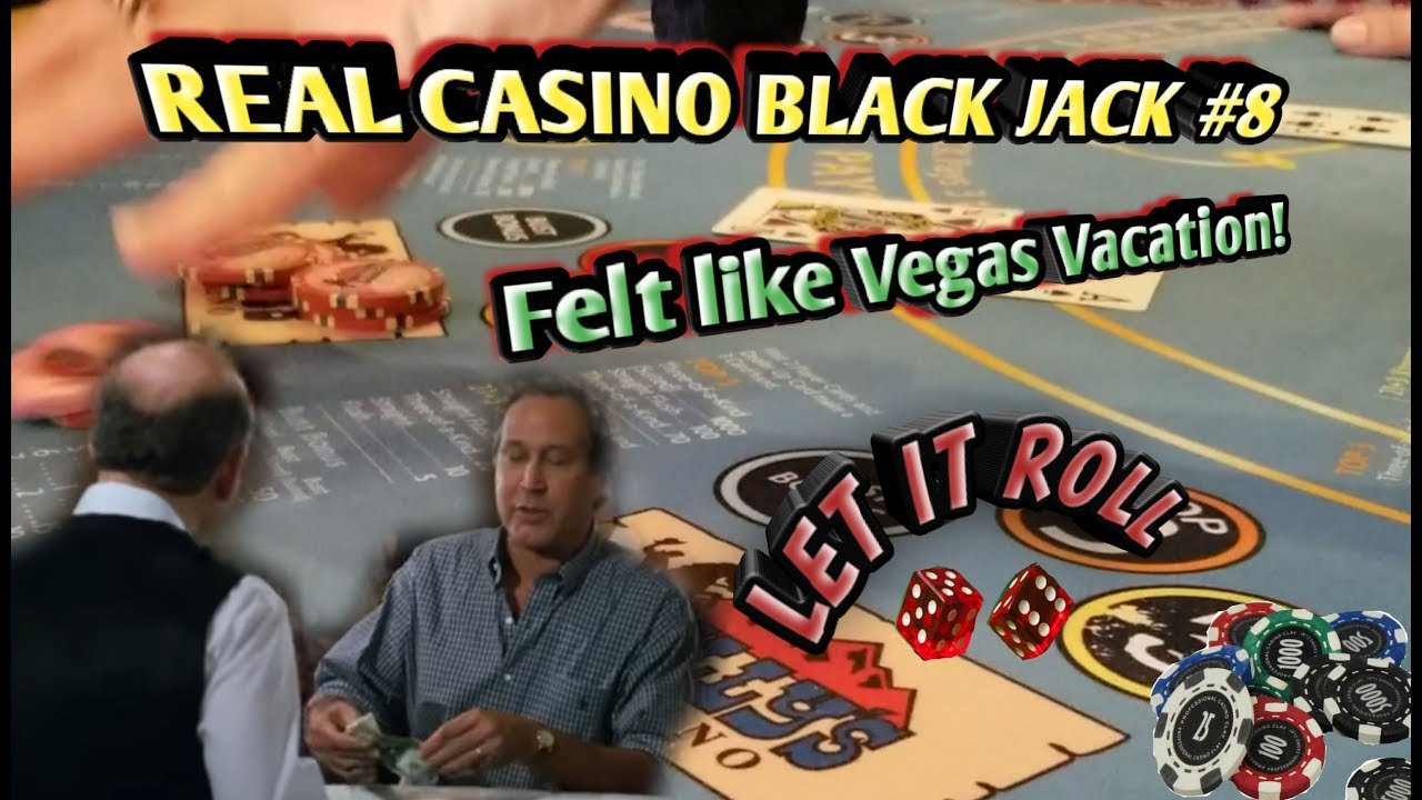 Blackjack Real Live Casino 8 Playing Black Jack just like Clark in