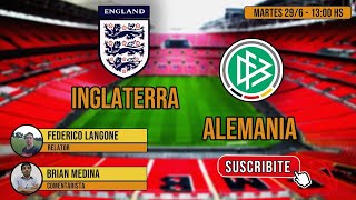 #Eurocopa #Inglaterra #Alemania INGLATERRA VS ALEMANIA RADIO ONLINE EN VIVO