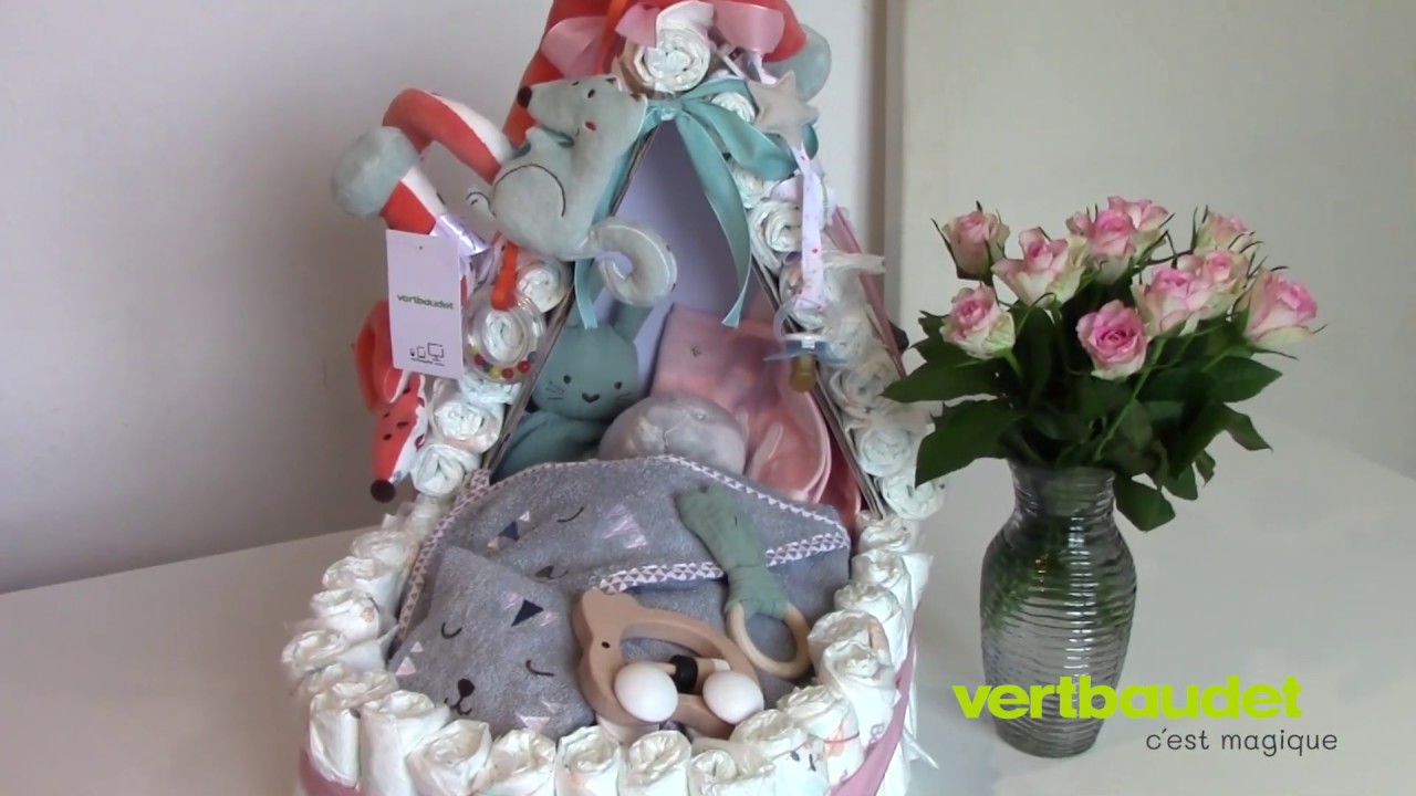 Vertbaudet Verzaubert Bastelanleitung Fur Ein Windelkorbchen Zur Babyparty Youtube