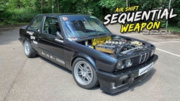 THIS 2.9L STROKER *AIR SHIFT SEQUENTIAL* BMW E30 IS F
