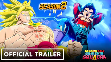 NEW Broly SS4 Vegeta & Ultimate Gohan Gameplay Reveal DRAGON BALL GEKISHIN SQUADRA: Season 2 Trailer