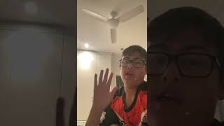 Me doing the Tigers Chant after unexpected win ￼￼