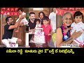 Watch: Sameera Reddy daughter Nyra 1st birthday celebrations