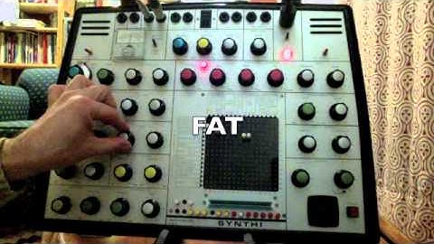 EMS Cornwall Synthi A 2013 Synthesizer Demo 1 The VCOs