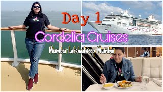 Day 1 on Cordelia Cruise| Mumbai to Lakshadweep| #cordelia  #cordeliacruise #lakshadweep #viral