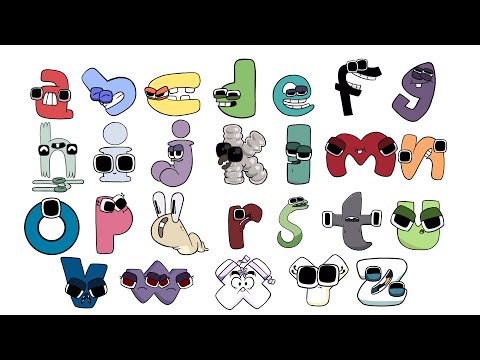 Alphabet Lore Babies vs Box Animation LOWERCASE