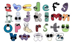 Complete LOWERCASE Alphabet Lore Compiled!