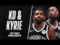KD & Kyrie DAZZLE in #NBAPreseason 1st Half Debut As Teammates!