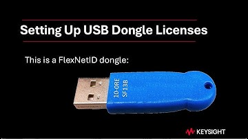 USB dongle license setup