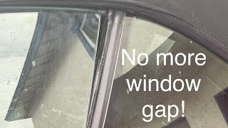 20152023 Mustang Convertible Eliminate the Window Gap