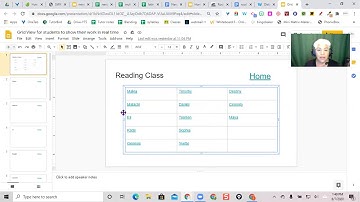 Using grid view of Google slides in small group instruction