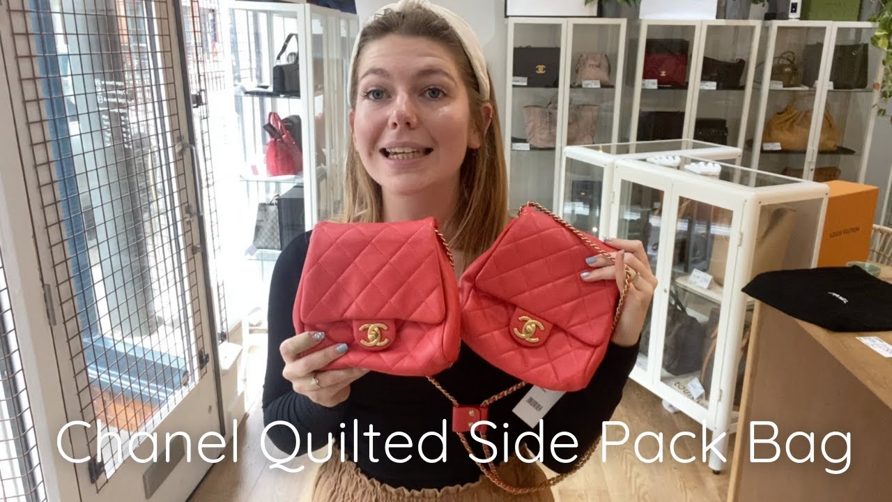 Chanel Quilted Side Pack Bag Review 