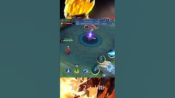 Combo Tutorial Gord #shorts  #mlbb #ml #mobilelegends #hanabigameplay #gameplayproplayer #gord
