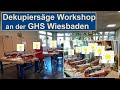 Dekupiersäge Workshop an der GHS Wiesbaden