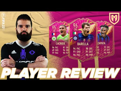 BARELLA 96, LACROIX 95 E ZAPATA 95 FUTTIES /// FIFA 22 PLAYERS REVIEW