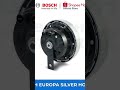 Bosch Horn Europa Silver 12v W/ Original Bosch Relay plus FREE Socket
