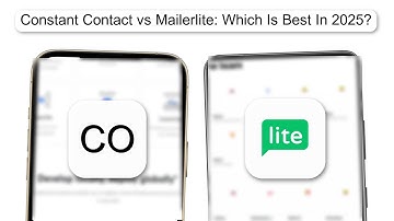 Constant Contact Vs Mailerlite Which Is Best In 2025