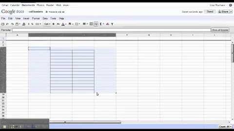 Change Cell Borders in a Google Spreadsheet