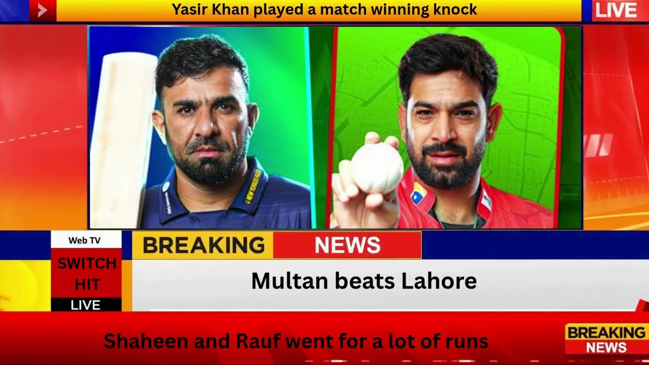 Multan Sultans vs Lahore Qalandars l Match 12 I PSL10 I Highlights