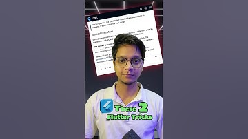 Flutter Shortcuts: Stop Writing Extra Code! Use These 2 Flutter Tips