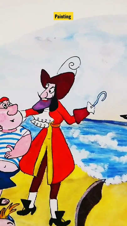Amazing Cartoon Jake and Neverland Pirates painting