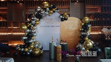 Trang Trí BACKDROP BONG BÓNG - Year End Party | TIỆC TẤT NIÊN VÀ SỰ KIỆN CUỐI NĂM