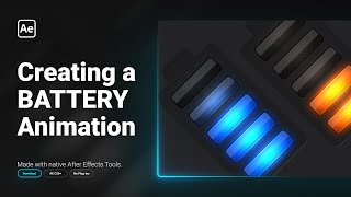 After Effects Tutorial - Battery Charge Animation (FREE Project) screenshot 2