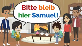 Deutsch lernen | Samuel wird adoptiert? | Wortschatz und wichtige Verben