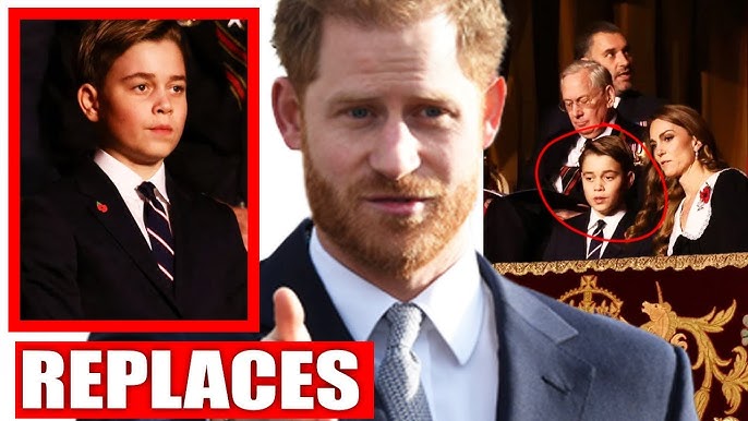 HARRY IN TEARS! George SHINES at Remembrance as FUTURE KING REPLACES Him After Sussex Titles LOST - YouTube