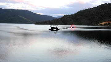 Align T-rex 550E 3GX V1.2 Beta at Lake Eildon Victoria Australia