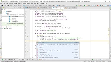 My Contacts App - Android SQLite - 10 - Set Relationship