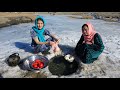 A remote and extremely cold village  rural life in afghanistan