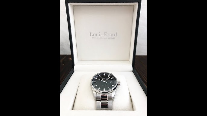 Louis Erard Men's 'Heritage' Green/Black Dial Automatic  Watch 60287AA89.BAAC82