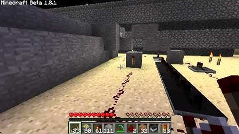 Minecraft: Motion Detecting Door Version 2.0