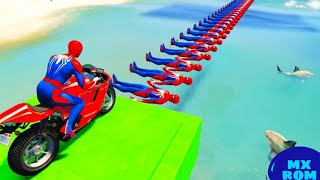 SPIDERMAN Car Stants ! Hulksmash New Epic ! Superhero Gt Car games Racing by mx rom !