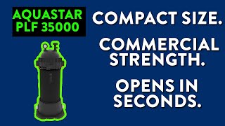 Aquastar Pipeline PLF35000 Pool Filter: Big Power. Small Footprint.