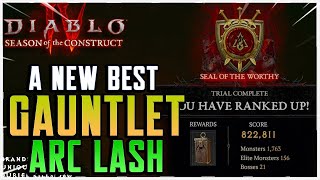 New Gauntlet BEST Diablo 4 Season 3 Arc Lash Sorcerer!