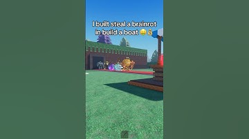 I built steal a brainrot in build a boat 🤑 #roblox #coems