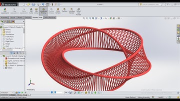 Mobius Bracelet in 10 MINUTES in SOLIDWORKS