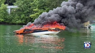 Family survives boat explosion during July 4th celebration