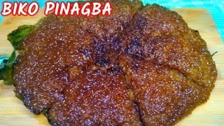 BIKO PINAGBA/paano magluto Ng masarap na pinagbang Biko na pag natikman mo ay hahanaphanapin mo 😋 ❤️