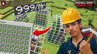 I Built an INSANE Automatic Sugar Cane Farm! | Minecraft Hardcore (EP-6)