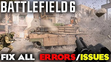 Battlefield 6 How to Fix an Error occured or other issues - unable to connect