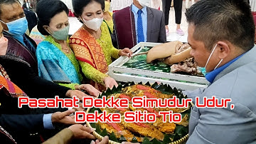 Hata Pasahat Dekke Simudur Udur, Dekke Sitio Tio