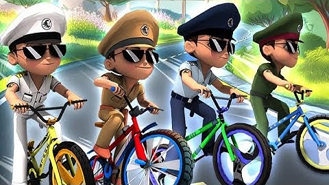 Little Singham Wala Games: Little Singham Cycle Race Game Android,iOS