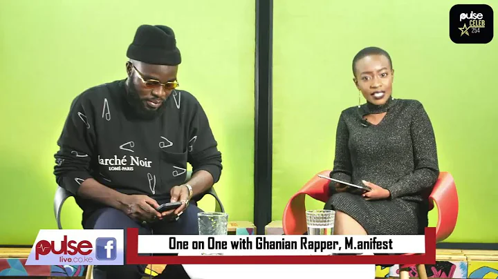Ghanian Rapper M.anifest Live Interview in Kenya #PulseCeleb254