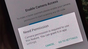 Paytm need permission | Camera permission us required to use this feature | Enable camera access