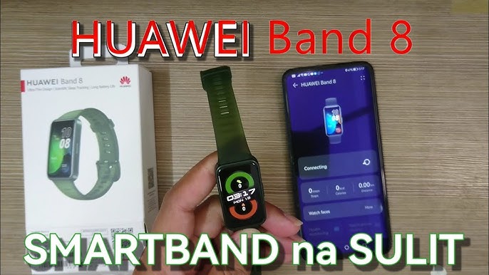 Bracelets connectés Huawei Band 8 Rose sur
