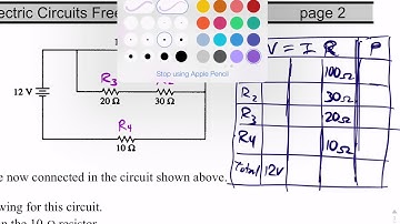 DC Circuits (3 of 4) Collapsing a COMBINATION circuit - AP Physics 1 Free Response Practice